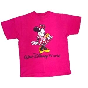 Disney World Minnie Mouse vintage pink t-shirt